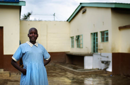 Teenager at the Kisumu Children's Remand Home
