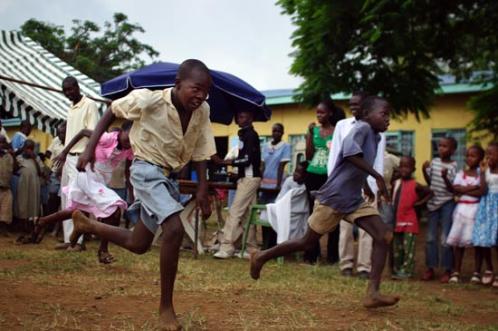 Games During the Day of the African Child Celebrations at Kisumu Children's Remand Home