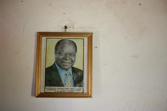 Kenyan President Mwai Kibaki