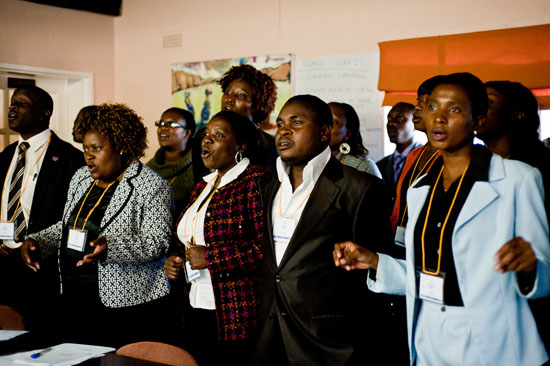 Woyaja Zimbabwe defense lawyers sing Woyaya.