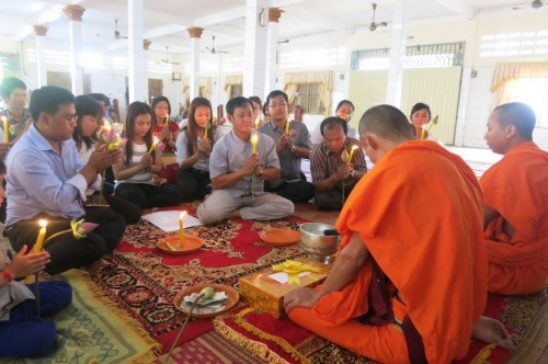 Vigil in Phnom Penh, Cambodia