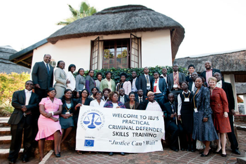 IBJ’s first lawyer training in Bulawayo, Zimbabwe’s 2nd largest city, in May 2011