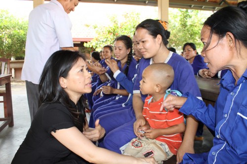 Karen Tse, in Kandal Prison, Cambodia, in April 2012. 