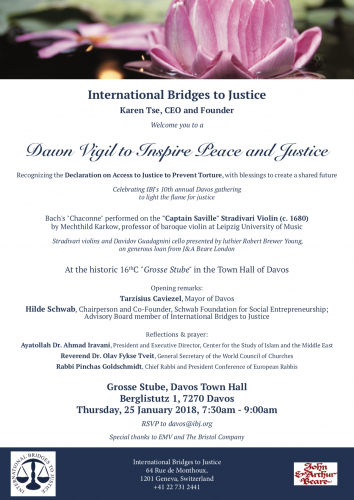 IBJ Dawn Vigil 2018