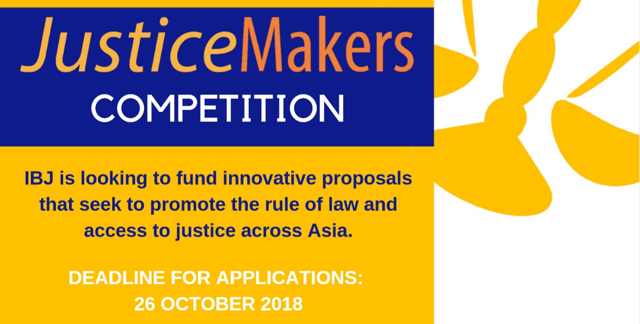 Press Release: 2018 JusticeMakers in Asia