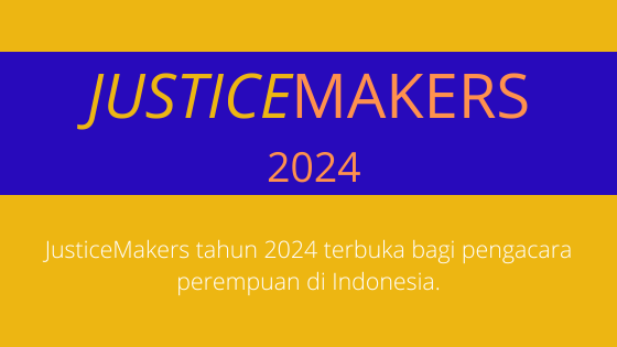 2024 Women JusticeMakers Competition – Indonesia